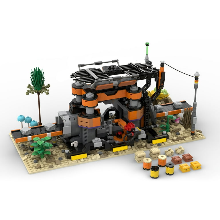 Moc Creativity Architecture Building Blocks Kit Satisfactory Constructors Explore Planet Games Star Factorys Bricks Toys Birthday Gift Walmart