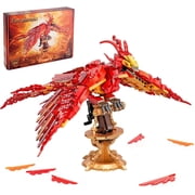Moc Fire Phoenix Building Set Compatible with Lego STEM Magic Phoenix Collection Model for Adults Ideas Bird Toy