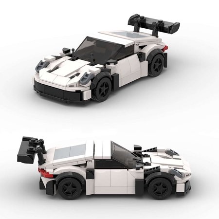 BeeEtMoc Moc GT3 RS Skyline Series Building Block Sports Car Model, 287 Pieces