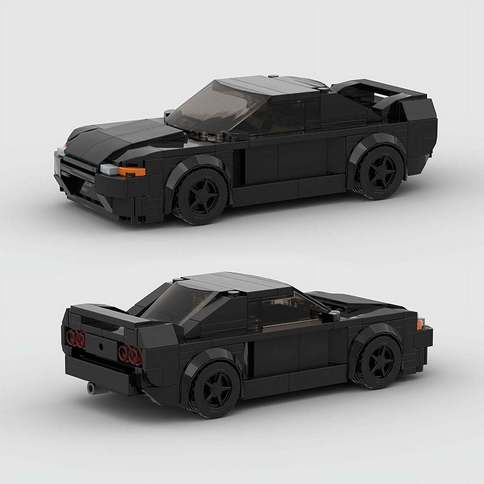 MOC GTR R32 City Car Vehicle Speed Champion Racer Building Blocks Brick ...