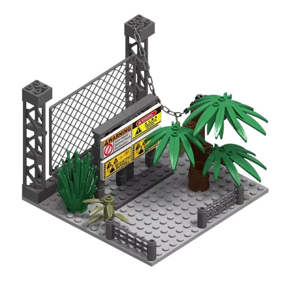 Moc WWII Military Outpost Building Blocks Set – Guard Post & Command Center Scene, Army Construction Bricks Toy, Gifts for Collecting