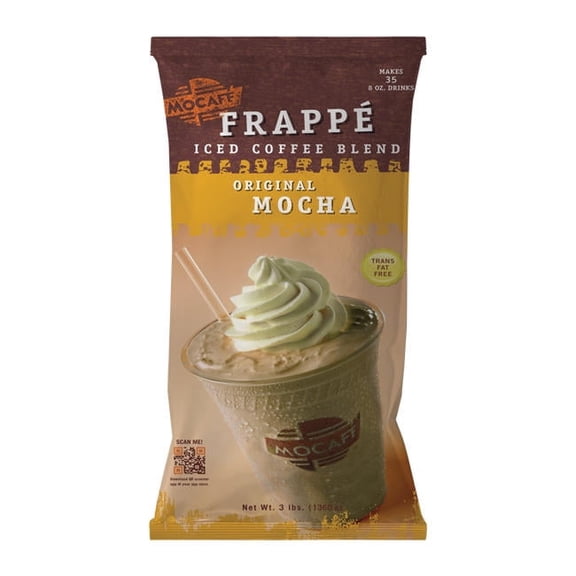 Mocafe Original Frappe Mix: Mocha cs 4/3 lb