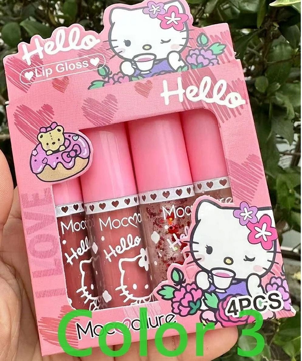 Mocallure x Hello Kitty 4Piece Lip Gloss Box Set