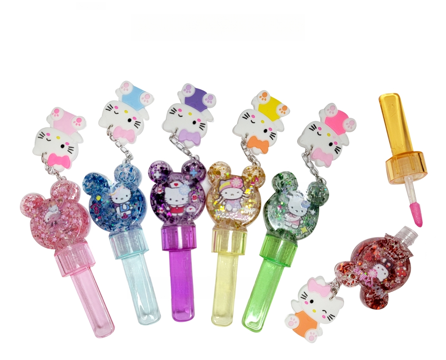 Mocallure x Hello Kitty Lollipop Brushon Lip Gloss with Charm (Random