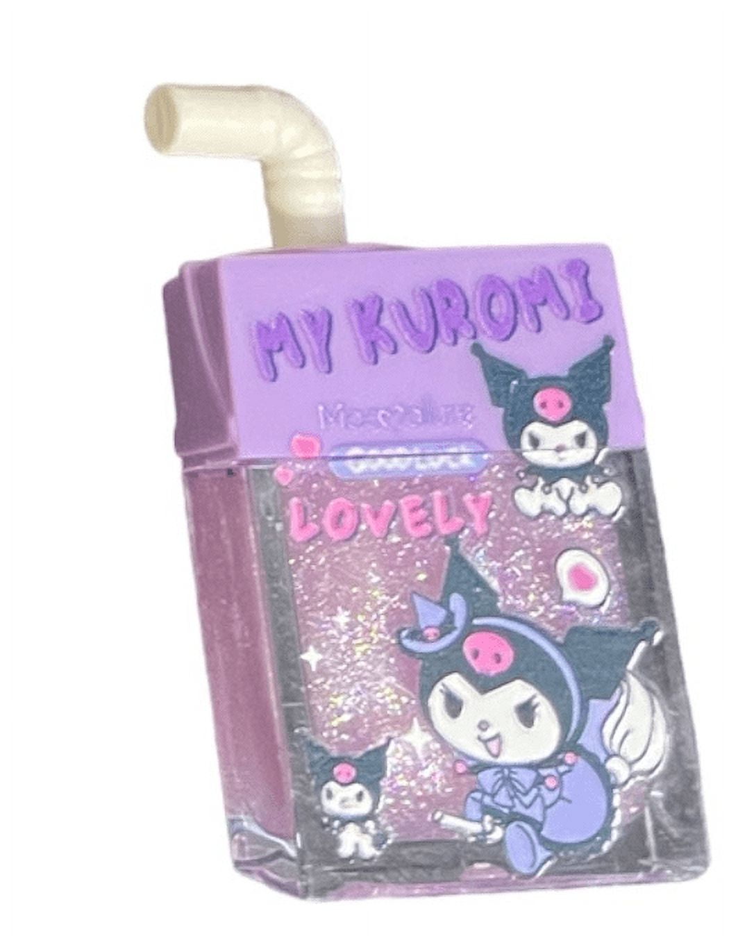 Mocallure x Kuromi Cute Series Juice Box Glitter Lip Gloss