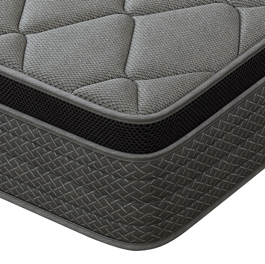 Mocangtu 12" Twin Hybrid Mattress in a Box, Gel Memory Foam with Individually Wrapped Pocket Coils, Medium Firm, Pressure Relief, Cooling Sleep Support