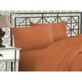 thumbnail image 1 of Mocassi 1500 Series Wrinkle & Fade Resistant Soft 4-Piece Bed Sheet Set with Deep Pockets, Full, Coral, 1 of 5