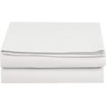 thumbnail image 1 of Mocassi 1500 Thread Count 1-Piece Flat Sheet,Full, White, 1 of 3