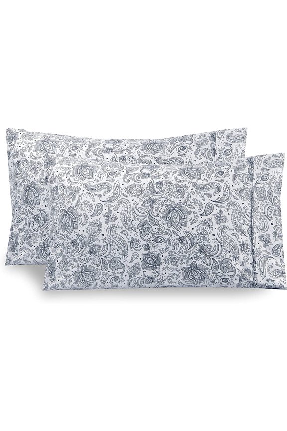 1500 Thread Count Navy Microfiber Pillowcases, Queen 2 Count