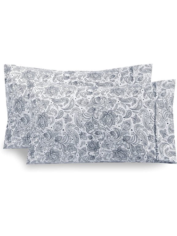 1500 Series Navy Microfiber Pillowcases, Queen 2 Count