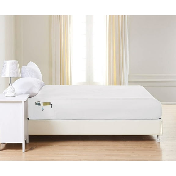 Mocassi 6Pack Fitted Bottom Sheets 1800 Thread Count Bottom Sheet Deep Pocket Soft Microfiber Shrinkage and Fade Resistant Easy Care 6PACK Fitted Cal King, White