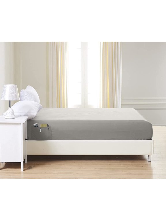 6Pack Fitted Bottom Sheets 1800 Series Bottom Sheet Deep Pocket Microfiber Shrinkage and Fade Resistant Easy Care 6PACK Fitted Queen, Gray