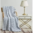 thumbnail image 1 of Mocassi Breathable Fleece Throw Blanket, 50 x 60 inches, Perfect for Lounging and Home Decor, All Season Suitable, 50 x 70 inches, Leopard Print, Throw Blanket, 1 of 5