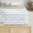 thumbnail image 1 of Mocassi Pattern Printed Pillowcases 2-Piece Set Egyptian Quality 1500 Thread Count Timeless Classic Designs Soft and Smooth Weave, Wrinkle Resistant, Chevron Queen Pilllowcase, Gray, 1 of 5