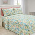 thumbnail image 1 of Mocassi Softest and Coziest 6-Piece Sheet Set - 1500 Series - Deep Pocket, Wrinkle Resistant 6-Piece Floral Magnolia Pattern Bed Sheet Set, Twin, Magnolia, 1 of 6