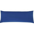 thumbnail image 1 of Mocassi Solid Pillowcases 1500 Thread Count Egyptian Quality,Easy Slip-On, 1-Piece Set, Body Pillowcase, Royal Blue, 1 of 5