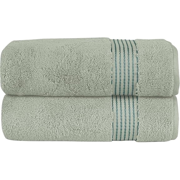 Mocassi Towel Set - Soft, Highly Absorbent, Towels for Bathroom, Gym, Spa & Hotel - High-Quality Turkish Cotton Washcloths, Plush & Durable, Quick-Drying Mint Green