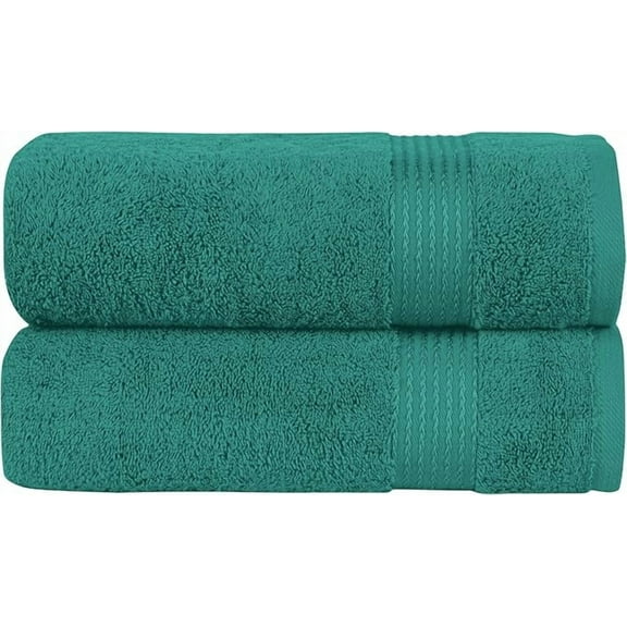 Mocassi Towel Set - Soft, Highly Absorbent, Towels for Bathroom, Gym, Spa & Hotel - High-Quality Turkish Cotton Washcloths, Plush & Durable, Quick-Drying Turquoise