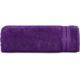 thumbnail image 1 of Mocassi Turkish Cotton Jumbo Bath Towel, 1-Piece, 35" x 70", Highly Absorbent - Soft Bathroom Towel, Purple, 1 of 5