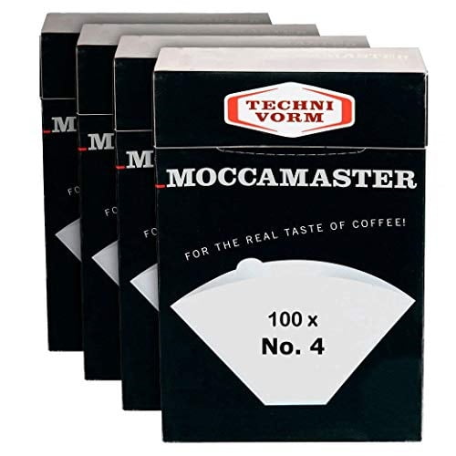 technivorm moccamaster 85022 moccamaster #4 paper filters, white (4)