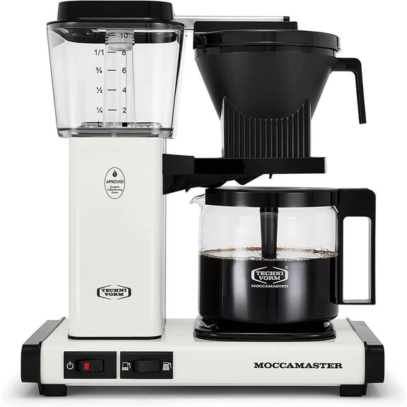 Moccamaster 53933 KBGV Select 10-Cup Coffee Maker - Off White