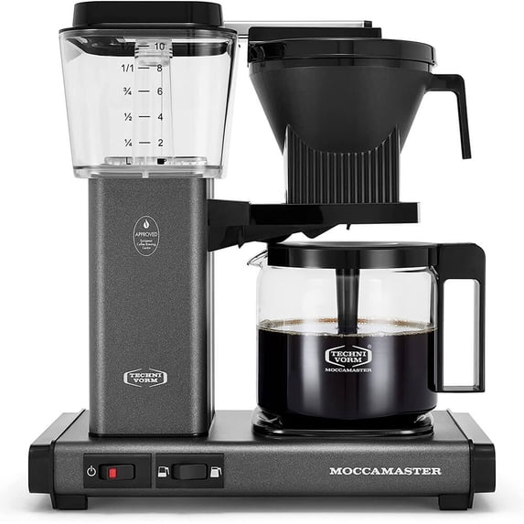 Moccamaster 53949 KBGV Select 10-Cup Coffee Maker - Stone Grey