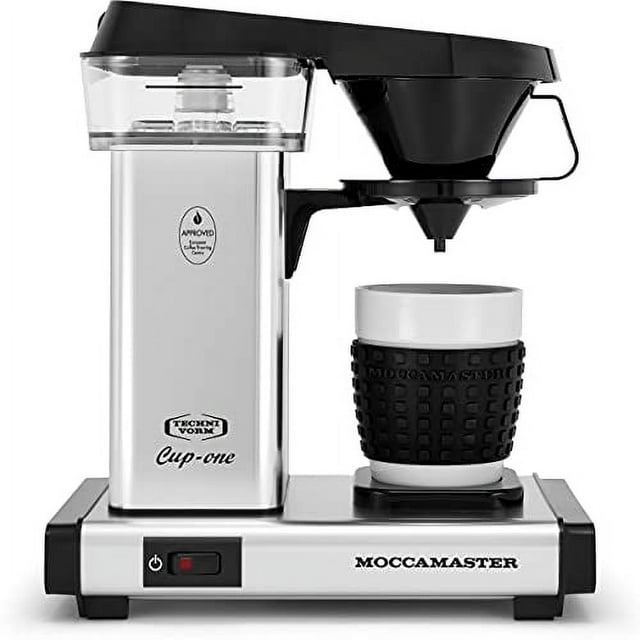 Moccamaster Cup-One Single Cup Coffee Maker | Polished SIlver