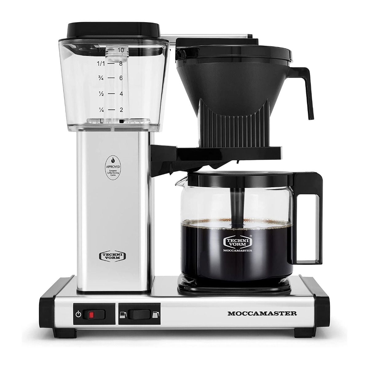 Technivorm Moccamaster KBGV Select 10-Cup Polished Silver Coffee