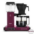 thumbnail image 1 of Moccamaster KBGV Automatic Drip Stop Coffee Maker (40 oz Glass Carafe) | Beetroot, 1 of 5
