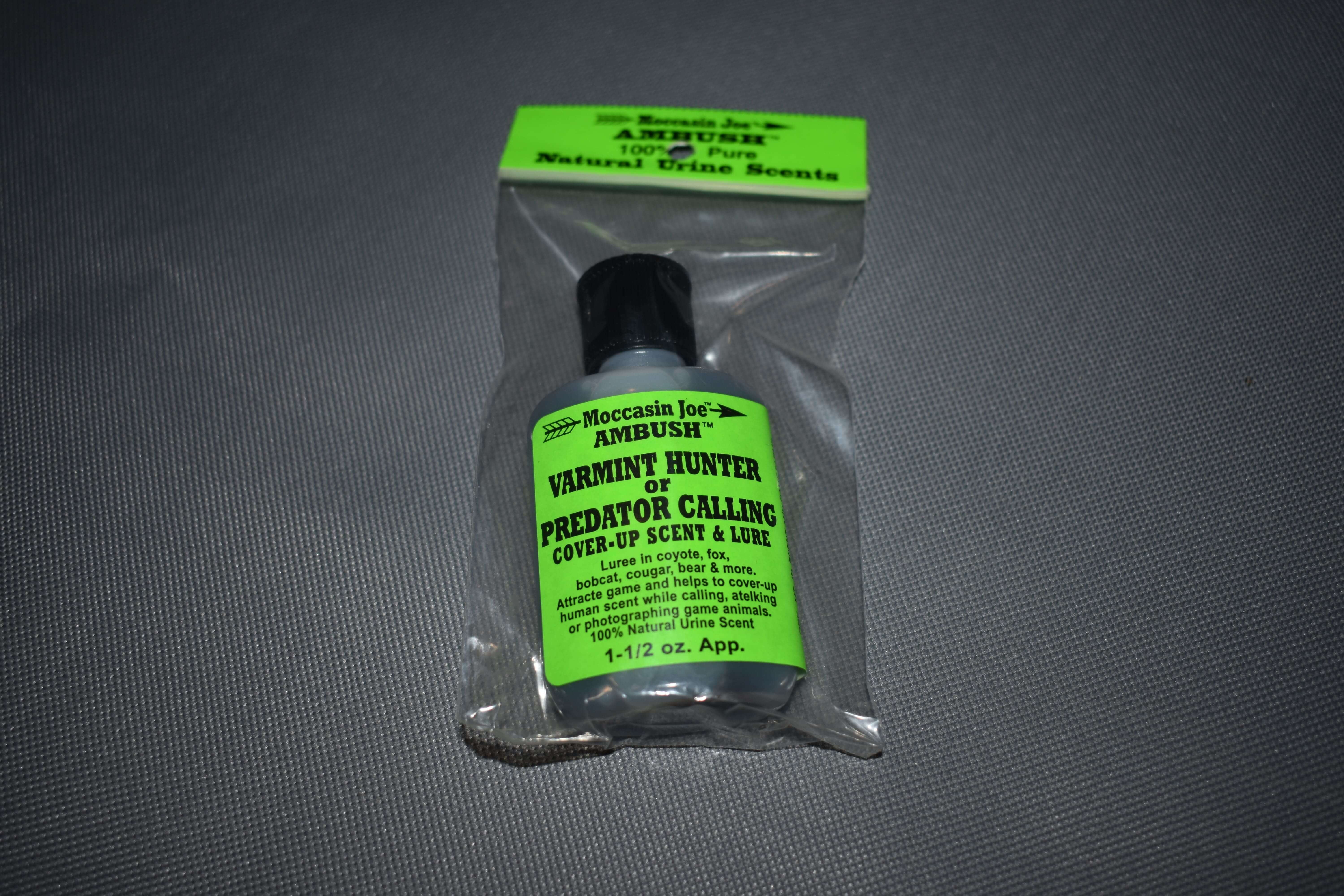 Moccasin Joe Varmint Hunter and Predator Urine Lure