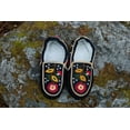 thumbnail image 1 of Moccasins Handmade beaded moccasins with Intricate bead-work | Genuine Leather | Black, 1 of 3