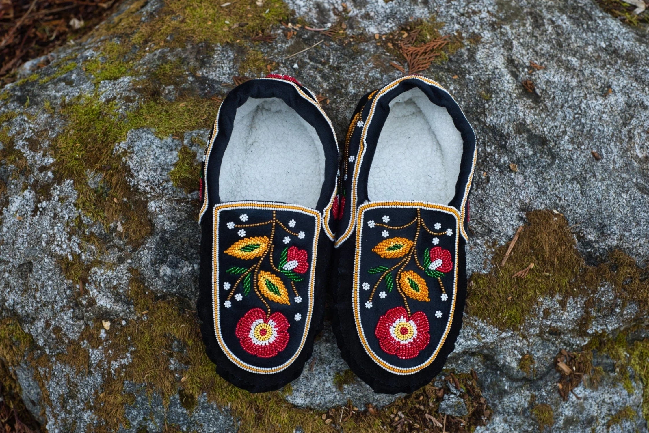 Handmade beaded moccasins new arrivals