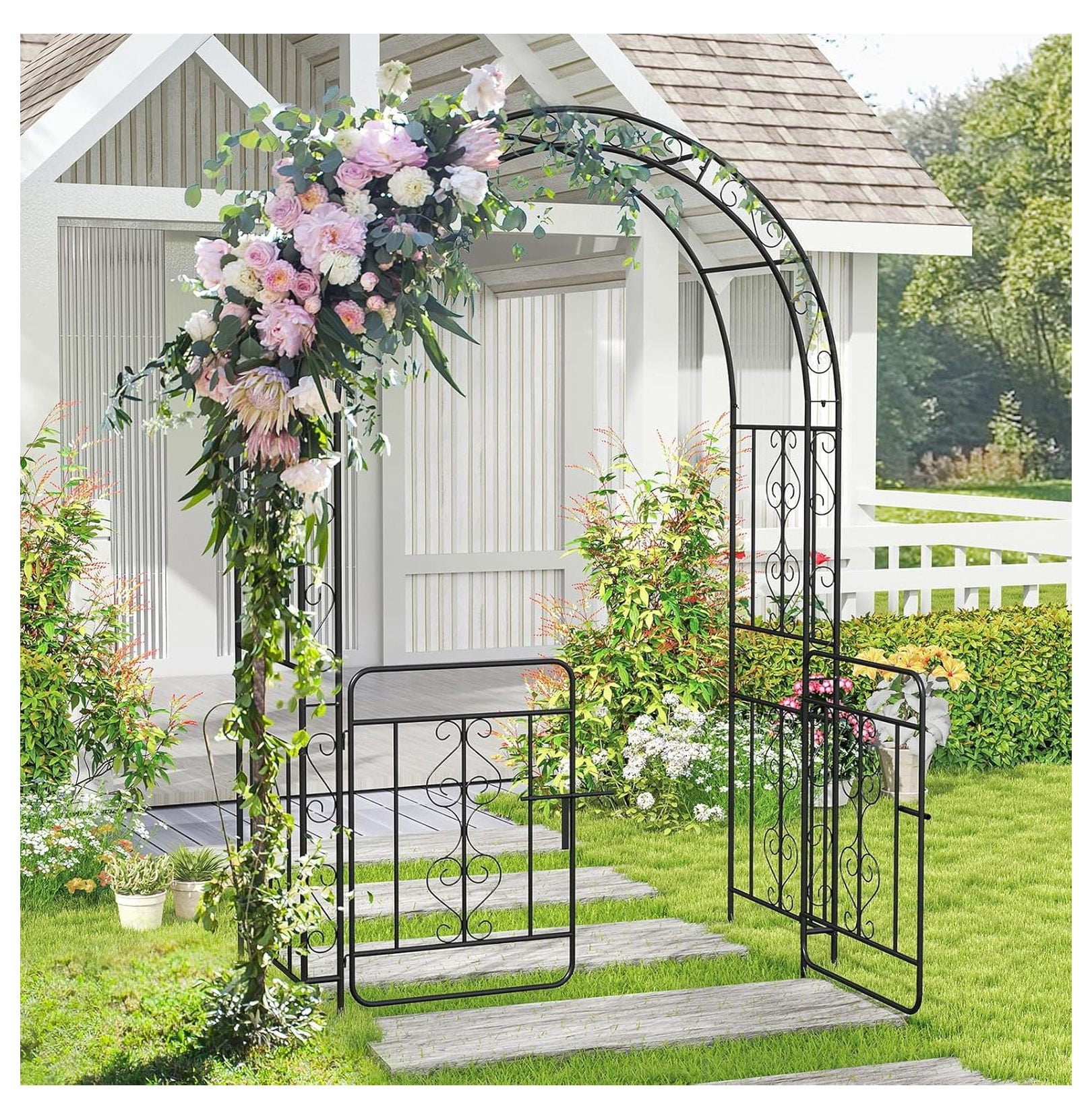Heavy Duty Metal Garden Archnull