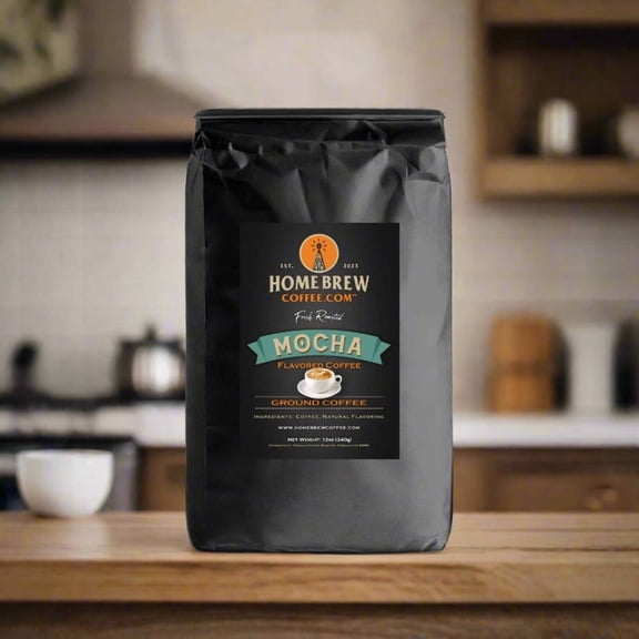 Mocha (Flavored) coffee, 12 oz., 1 lb., 2 lbs., Ground or Whole Bean