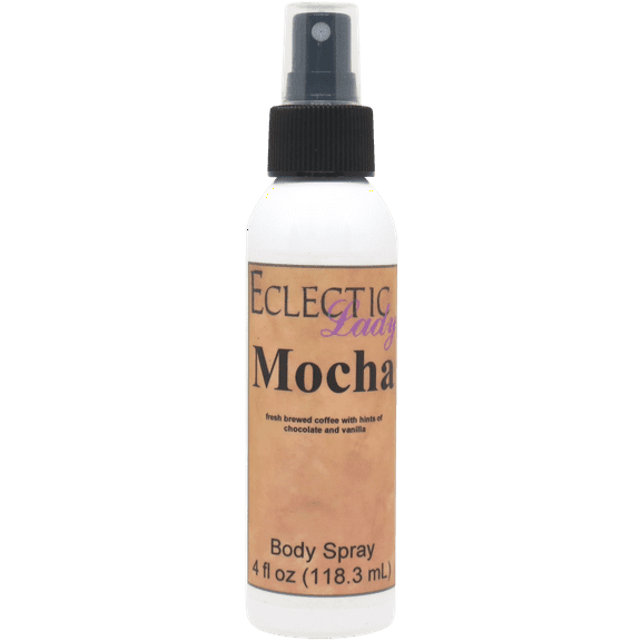 Mocha Body Spray, Eclectic Lady, Hydrating Mist, Unisex, 16 oz