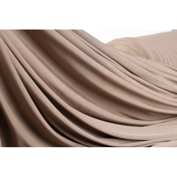 Mocha Brown Venechia 4-Way Stretch Fabric By The Yard 60" Wide