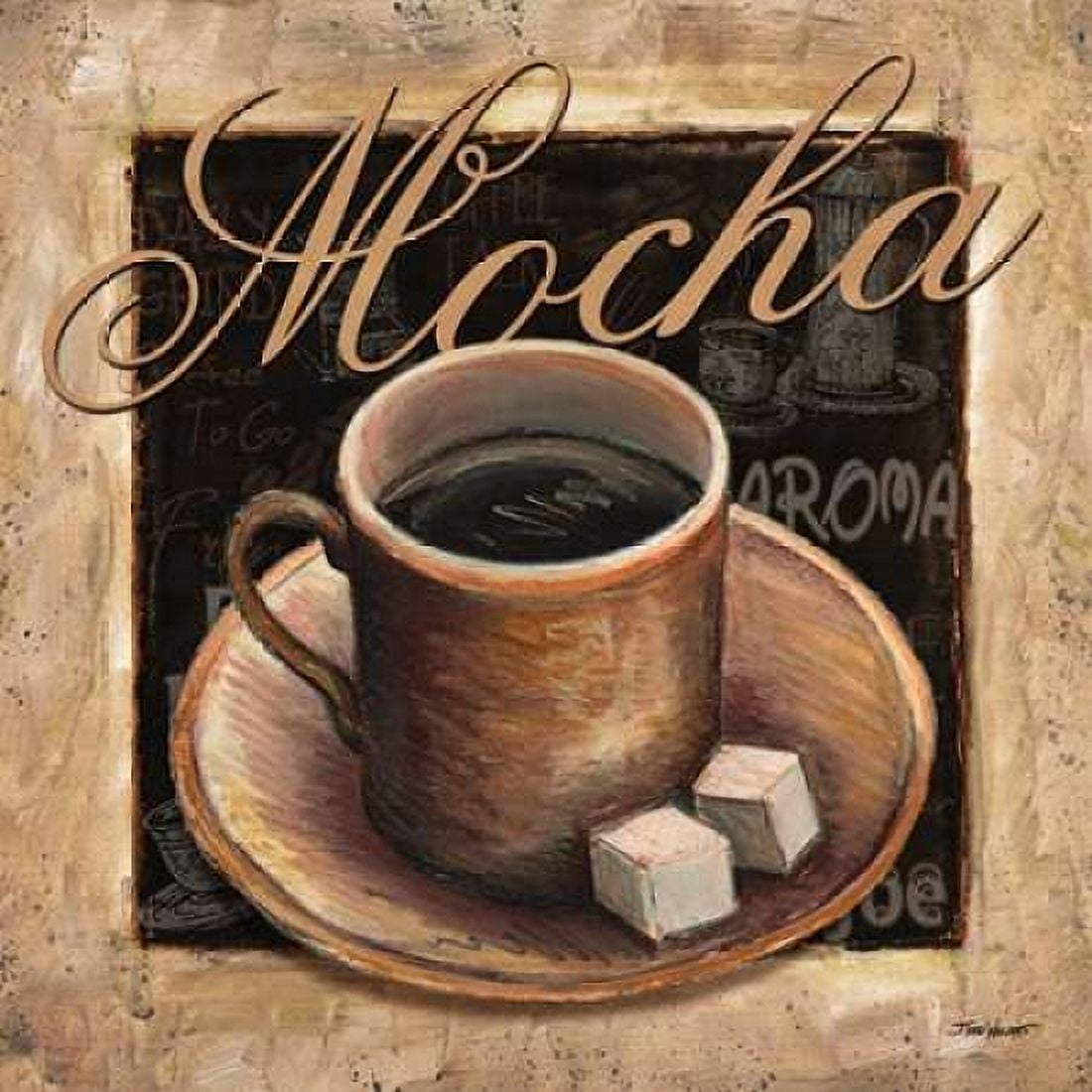 Mocha Canvas Art - Todd Williams (24 x 24)
