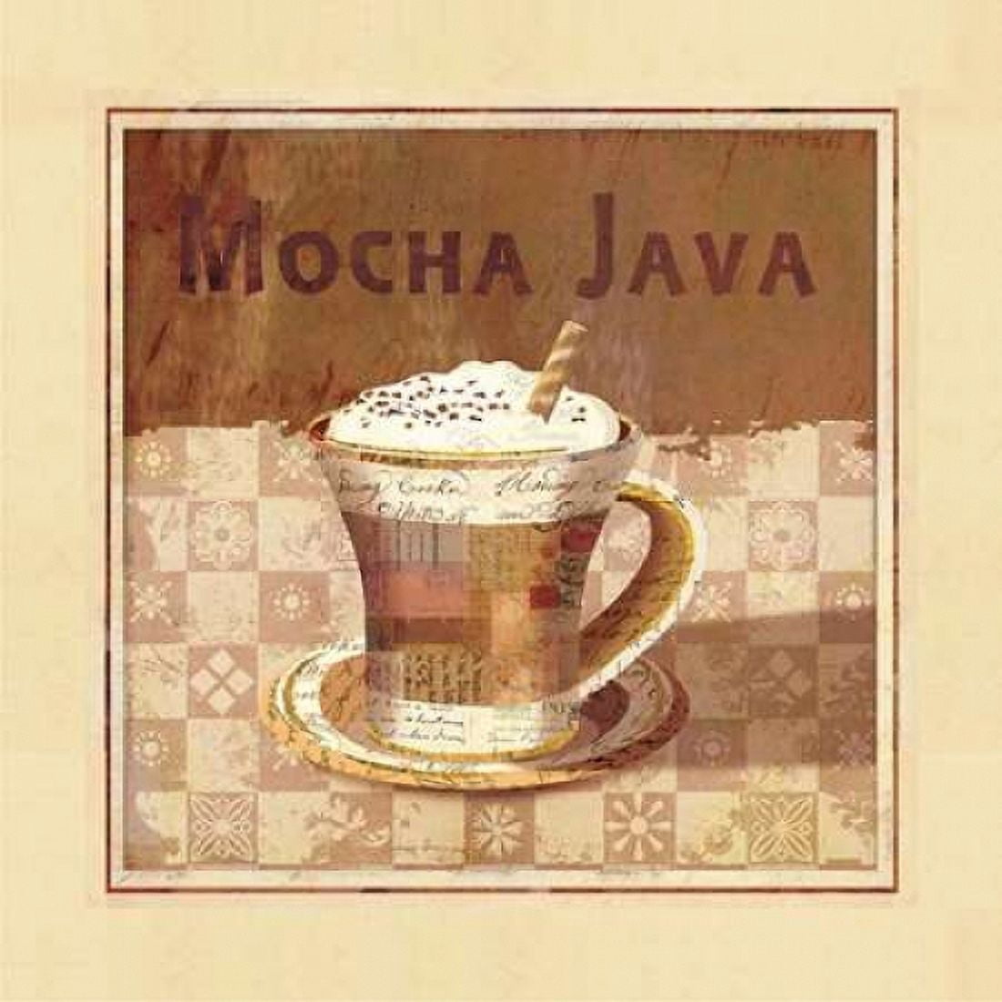 Mocha Java Canvas Art - Linda Maron (24 x 24)