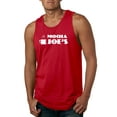 thumbnail image 1 of Mocha Joe's Coffee Stand Shop Logo | Mens Pop Culture Graphic Tank Top, Red, Small, 1 of 4