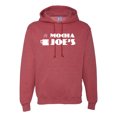 thumbnail image 1 of Mocha Joe's Coffee Stand Shop Logo | Mens Pop Culture Hooded Sweatshirt Graphic Hoodie, Vintage Heather Red, Medium, 1 of 4