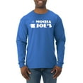 thumbnail image 1 of Mocha Joe's Coffee Stand Shop Logo | Mens Pop Culture Long Sleeve T-Shirt, Royal, Medium, 1 of 4