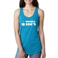 thumbnail image 1 of Mocha Joe's Coffee Stand Shop Logo | Womens Pop Culture Jersey Racerback Tank Top, Turquoise, Large, 1 of 4