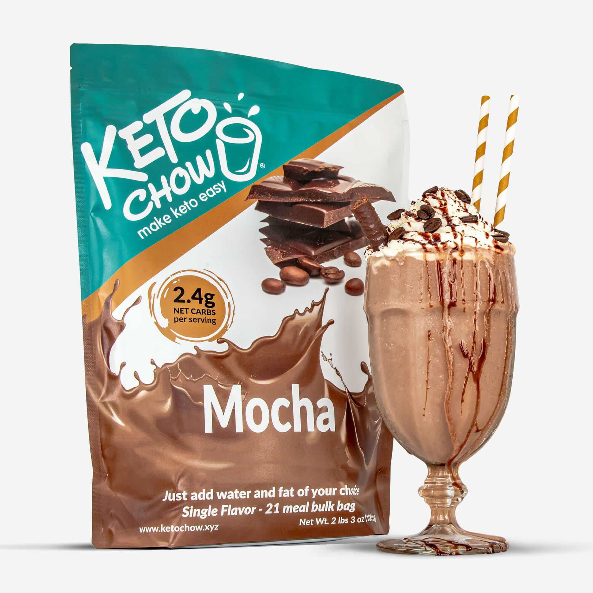 Mocha Keto Chow 21 Meals Walmart