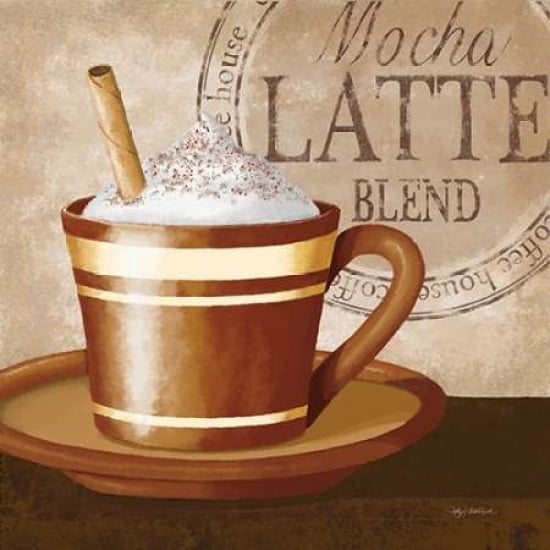 Mocha Latte Canvas Art - Kathy Middlebrook (24 x 24)