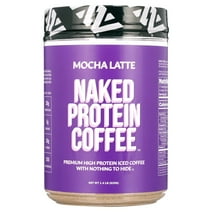 Mocha Latte Protein Coffee - Premium Instant Coffee - Protein Shake, Iced Coffee, Protein Drinks, Delicious Keto Friendly and Gluten Free, 17 Servings