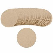 Mocha Pot Paper Filter Disposable Round Brown Paper 2 Inch OD for Espresso Maker, Cafe Office Home