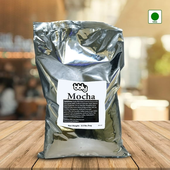BBLY Mocha Powder  Rich & Creamy Coffee-Chocolate Flavor 