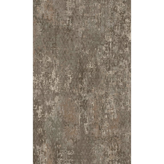 Mocha Scratched Concrete Textured Wallpaper