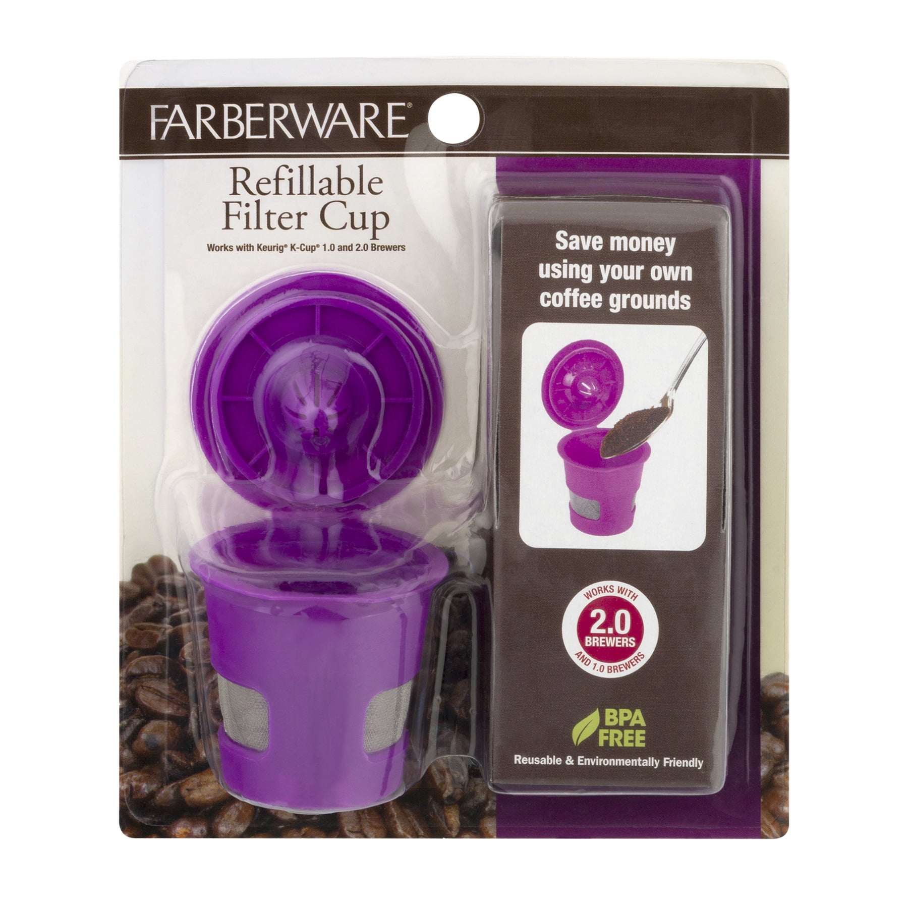 MochaMate Reusable Keurig K Cup Coffee Filter Pod Walmart