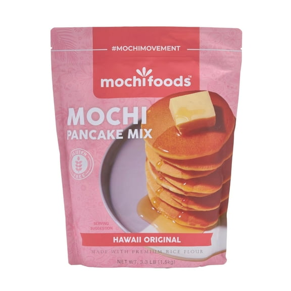 Mochi Foods Mochi Pancake & Waffle Mix, Hawaii Original (3.3 Pounds)